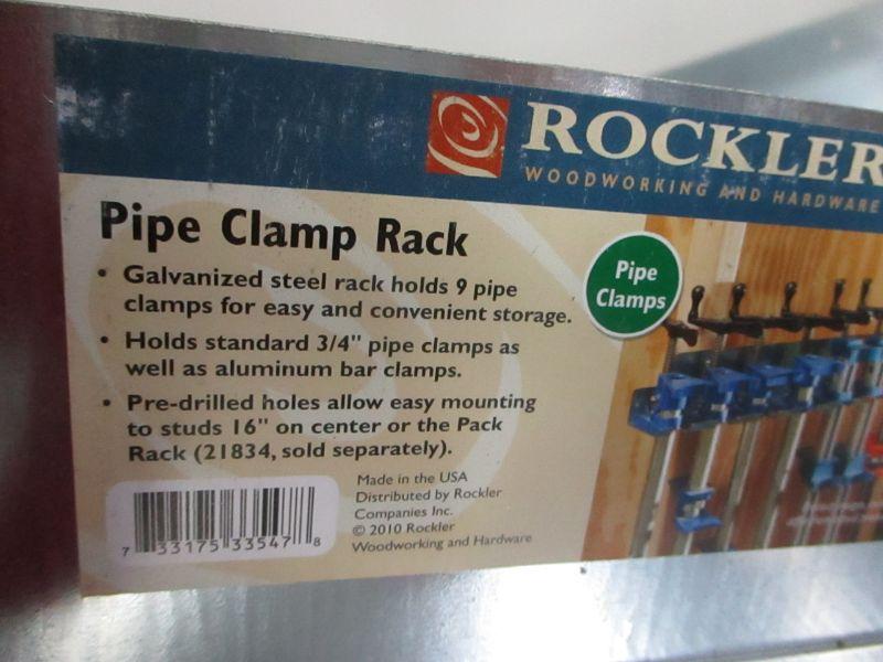 Lot 206 Rockler QuickRelease Bar & Parallel & Pipe Clamp Rack