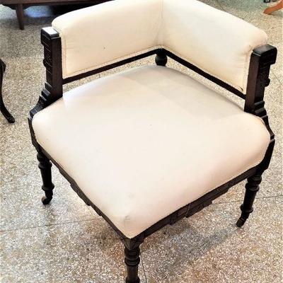 Lot #132  Antique Aesthetic-era side chair, ca. 1880.