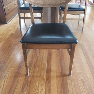 Lot #3: Mid Century Modern Dining Table & 4 Chairs