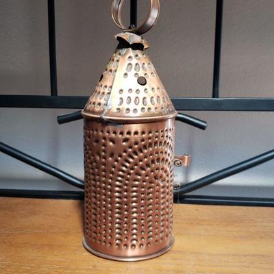 Lot 9: Vintage Copper Candle Holder