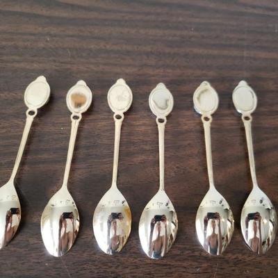 Lot 20: Vintage Demitasse Golden Spoons