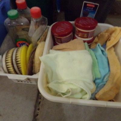 LOT 144  CLEANING SUPPLIES