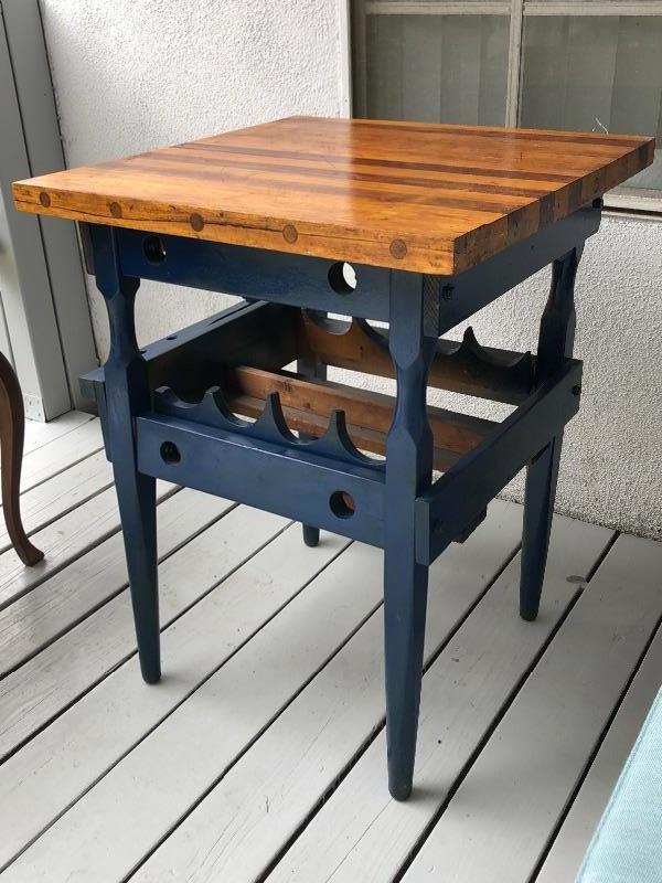 Butcher Block / wine rack / kitchen island