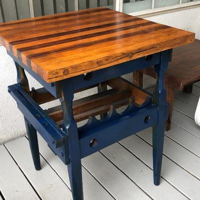 Butcher Block / wine rack / kitchen island