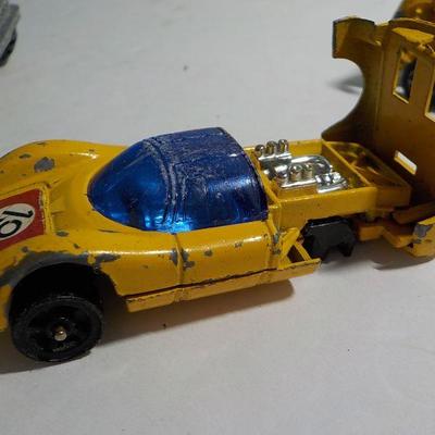 Corgi Rockets" Porsche Carrera", E Type Jaguar 212, 