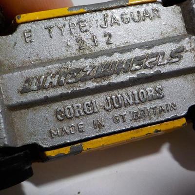 Corgi Rockets" Porsche Carrera", E Type Jaguar 212, 