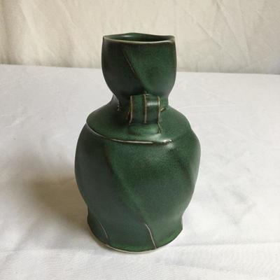Lot 99 - Signed Green Pottery 