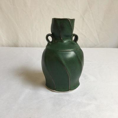 Lot 99 - Signed Green Pottery 