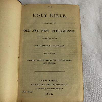 Lot 101 -  Bibles 