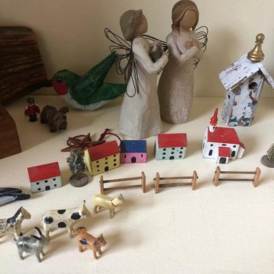 Lot 109 - Willow Tree & More Wooden Figures