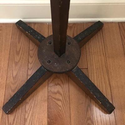 Lot 113 - Vintage Bench, Coat Rack, Wall Hooks