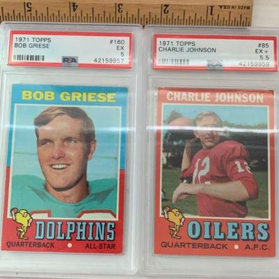 Lot of graded sports cards