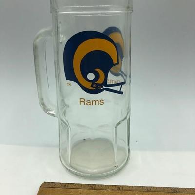 Vintage Los Angeles Rams Beer Mug Stein 