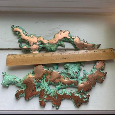 Large natural copper formation