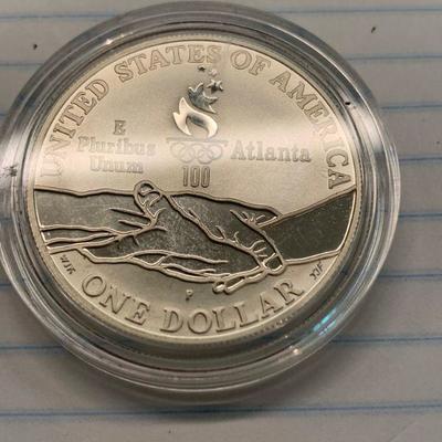 1995 Olympic Silver Dollar