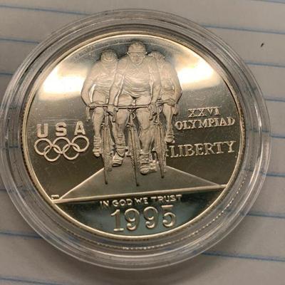 1995 Olympic Silver Dollar
