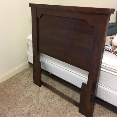 Lot 118 - Twin Headboard & Frame