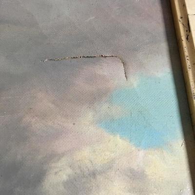 Lot 120 - Vintage Frame & Painting 