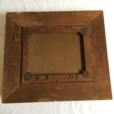 Lot 120 - Vintage Frame & Painting 