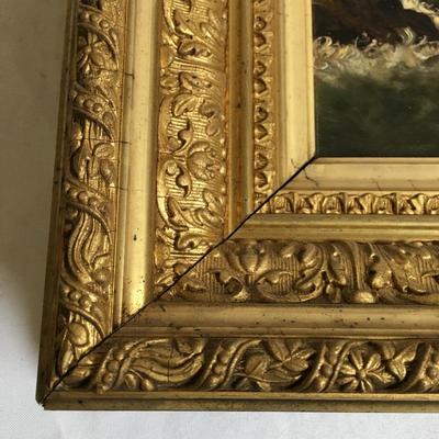 Lot 120 - Vintage Frame & Painting 