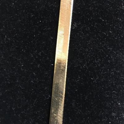 Lot 124 - 14Kt Herringbone Necklace 