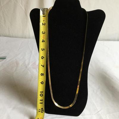 Lot 124 - 14Kt Herringbone Necklace 
