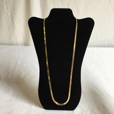 Lot 124 - 14Kt Herringbone Necklace 