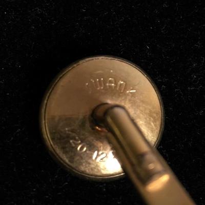 Lot 127 - 10Kt Cufflinks & More
