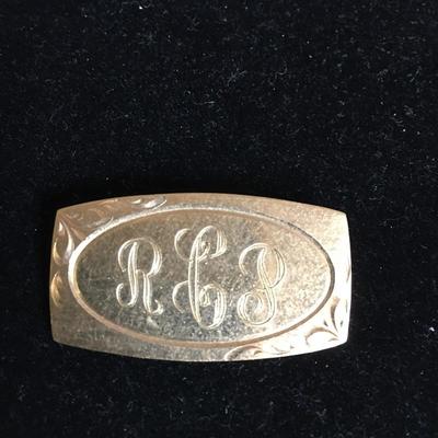 Lot 127 - 10Kt Cufflinks & More