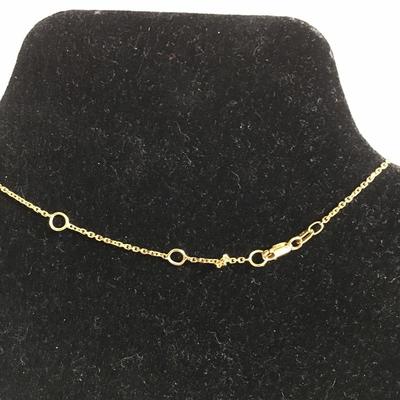 Lot 128 - Pair of 14K Necklaces with Pendants 