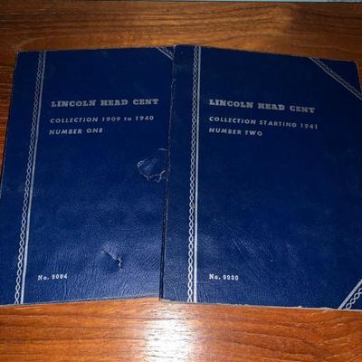 Lincoln cent coin books