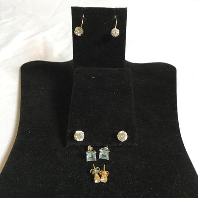Lot 129 - Diamond  Earrings & More 