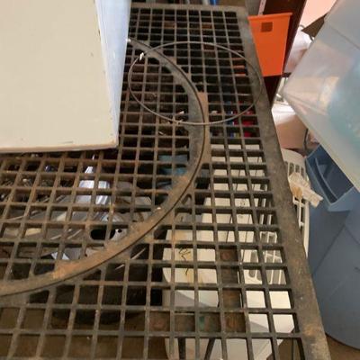 New York Subway air grate with hair pin legs 