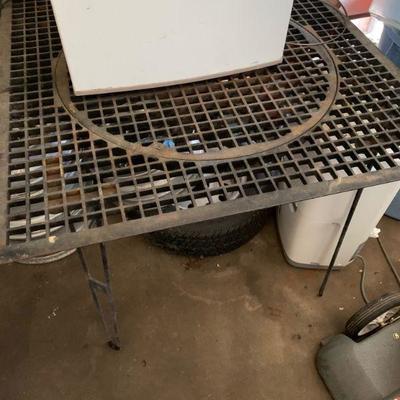 New York Subway air grate with hair pin legs 