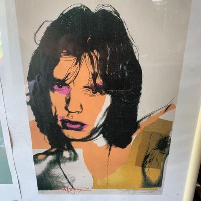 Andy Warhol signed print 