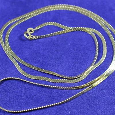 LOT#27: Stamped 14K Gold Italy (Chain)