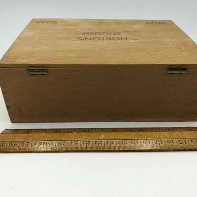 Nortonâ€™s English Fruit & Soap Wood Box