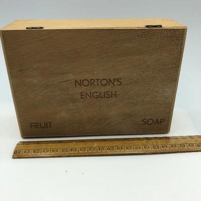 Nortonâ€™s English Fruit & Soap Wood Box