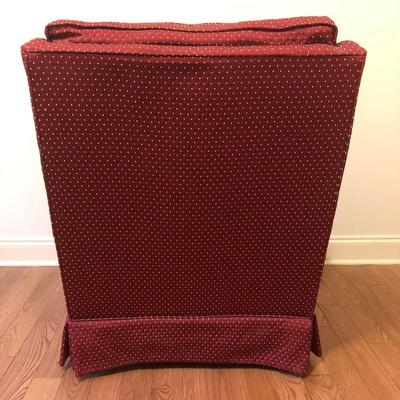 Lot 147 - Red Armchair