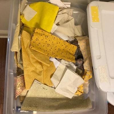 Lot 151 - Miscellaneous Fabrics and Bins