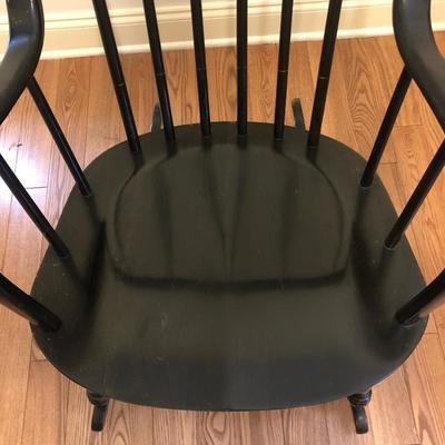 Lot 153 - Black Rocking Chair