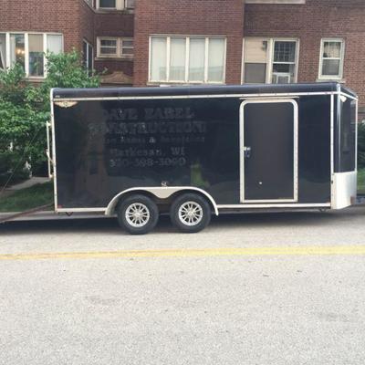 2006 H&H Enclosed Trailer 16' Tandem Axle