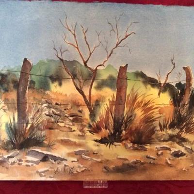 Lot 10 Watercolor Desert theme