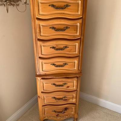Yellow Pine Lingerie Chest $165