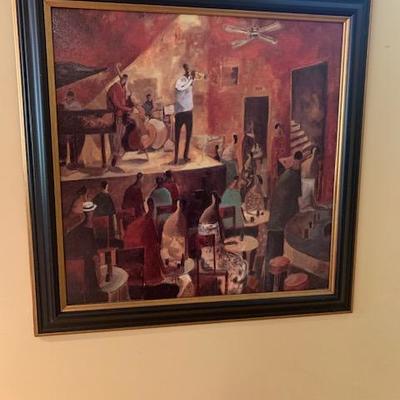Cafe' Framed Art $55