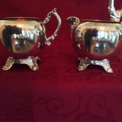 Lot 12 Silver Tea Service