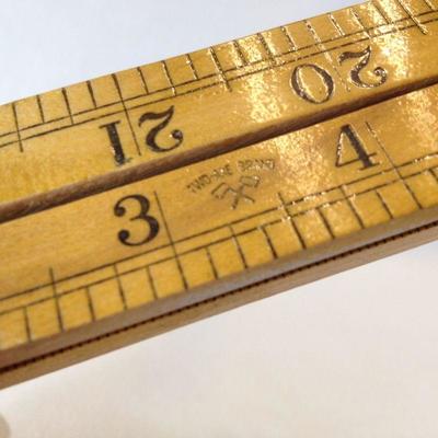 Two Double Fold Carpenter Rulers