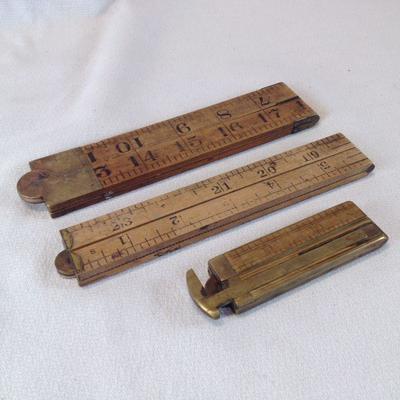 Folding Carpenter Rulers and A Caliper