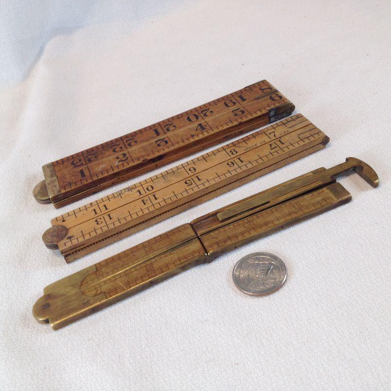 Folding Carpenter Rulers and A Caliper