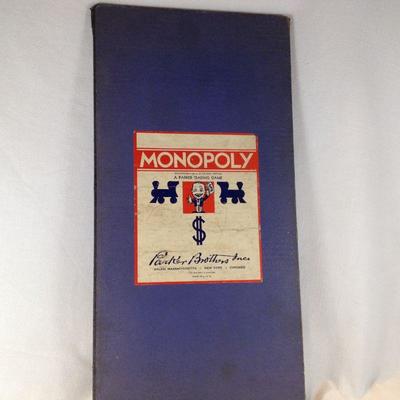 Vintage Monopoly Board